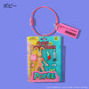 Popee the Performer Action Figure-Style Keychain