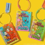 Popee the Performer Action Figure-Style Keychain