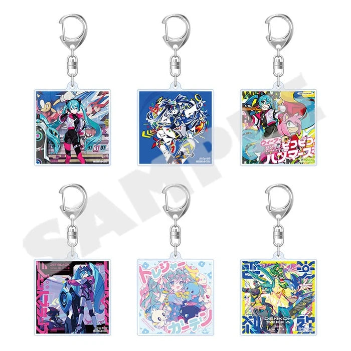 Hatsune Miku X Sonic Racing: CrossWorlds - CD Cover Art Keychain BLIND BAG