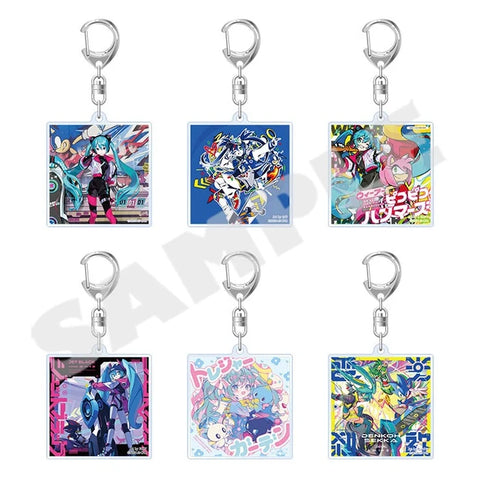 Hatsune Miku X Sonic Racing: CrossWorlds - CD Cover Art Keychain BLIND BAG