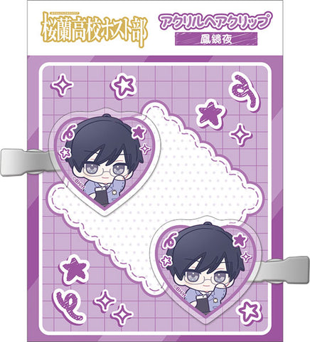 Ouran High School Host Club Acrylic Hair Clip - Ootori Kyoya