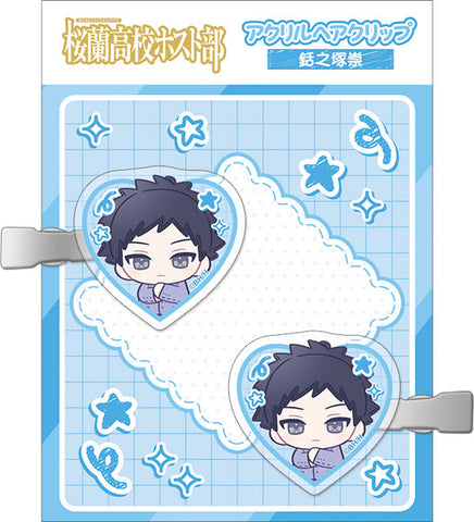 Ouran High School Host Club Acrylic Hair Clip - Takashi Morinozuka