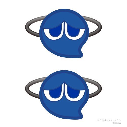 Puyo Puyo Hair Ties - Blue Puyo