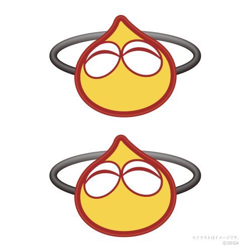 Puyo Puyo Hair Ties - Yellow Puyo