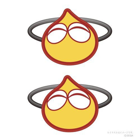 Puyo Puyo Hair Ties - Yellow Puyo