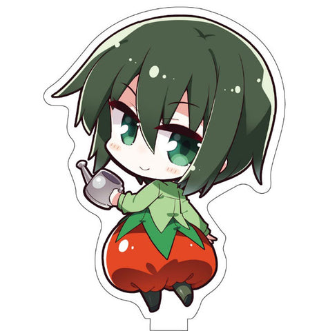 Kinio's Journey The Beautiful World Vegetable Costume Chibi Acrylic Standee NewDays x Dengeki Bunko 25th Anniversary