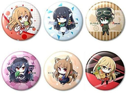 Original Costume Chibi Can Badge NewDays x Dengeki Bunko 25th Anniversary